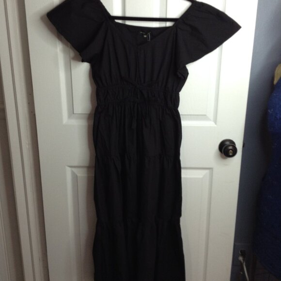 NWT Meadow Rhodes Boho P/M Tiered Peasant Maxi dress; Chic, Hippie, Bohemian - Picture 1 of 7